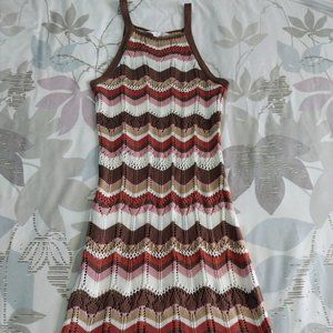 No Boundaries Sleeveless Crochet Dress